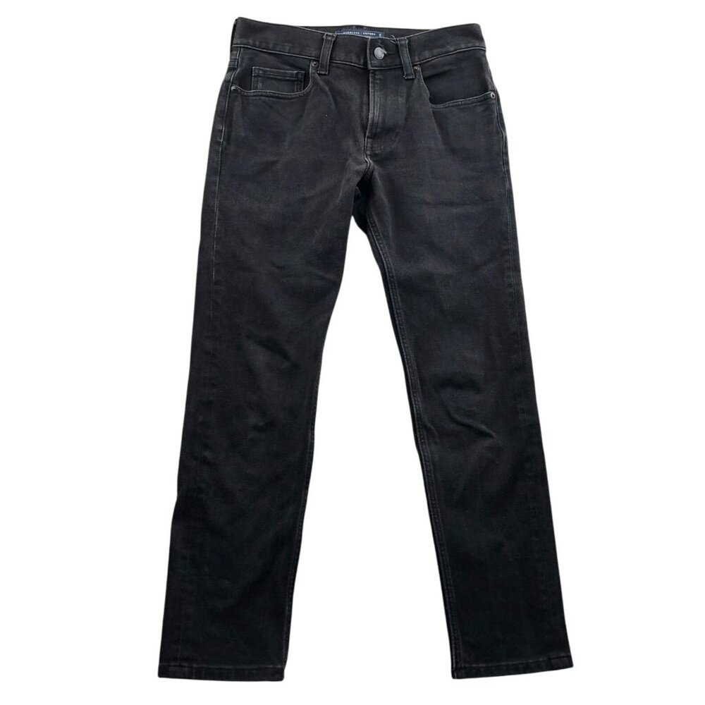 Everlane Women Uniform Jeans 29x28 Black Denim Skinny Jeans Cotton 4-Way Stretch